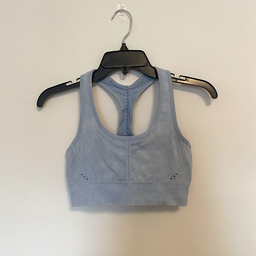 SoulCycle sports bra blue Small
